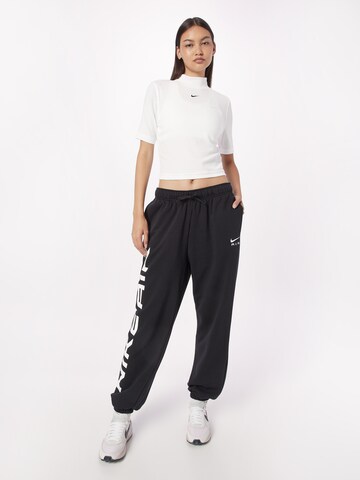 Nike Sportswear Дънки Tapered Leg Панталон в черно