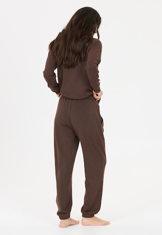 Athlecia Tapered Sportbroek 'Jillnana V2' in Bruin
