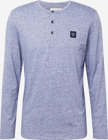 s.Oliver Shirt in Blauw: voorkant