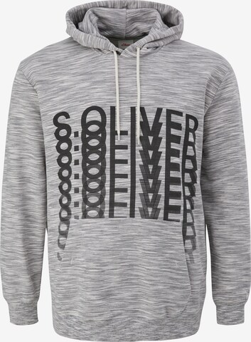 s.Oliver Men Big Sizes Sweatshirt in Grau: predná strana