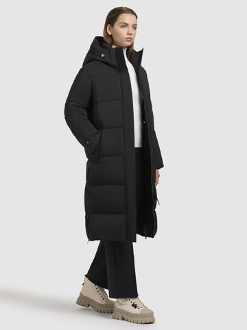 khujo Wintermantel 'Rachel' in Zwart