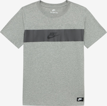 Nike Sportswear T-Shirt 'BRANDMARK' in Grau: Vorderseite