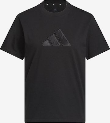 ADIDAS SPORTSWEAR - Camiseta funcional en negro: frente