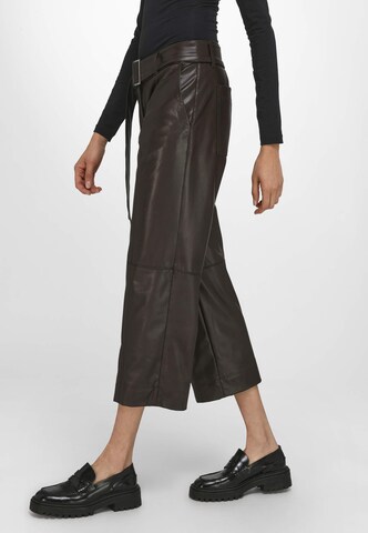 Wide Leg Pantalon 'Bea' Basler en marron