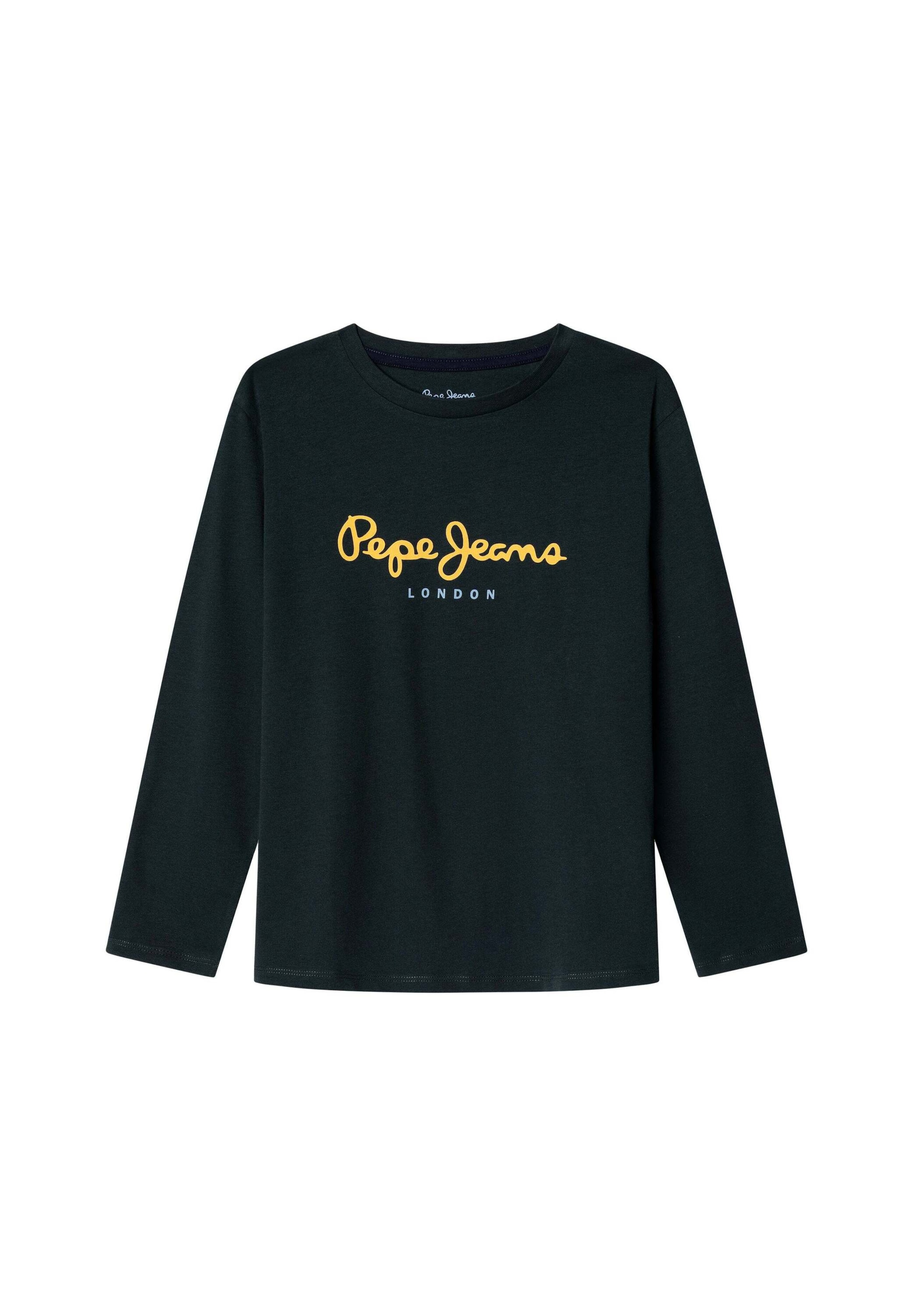 Pepe Jeans Shirt 'New Herman' in Schwarz: Vorderseite