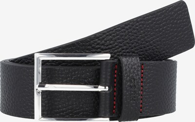 HUGO Cinturón 'Giaspo' en rojo / negro / plata, Vista del producto