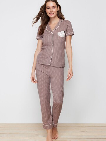 Trendyol Pyjama in Bruin