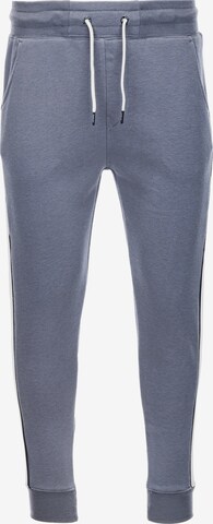 Effilé Pantalon 'P865' Ombre en bleu : devant