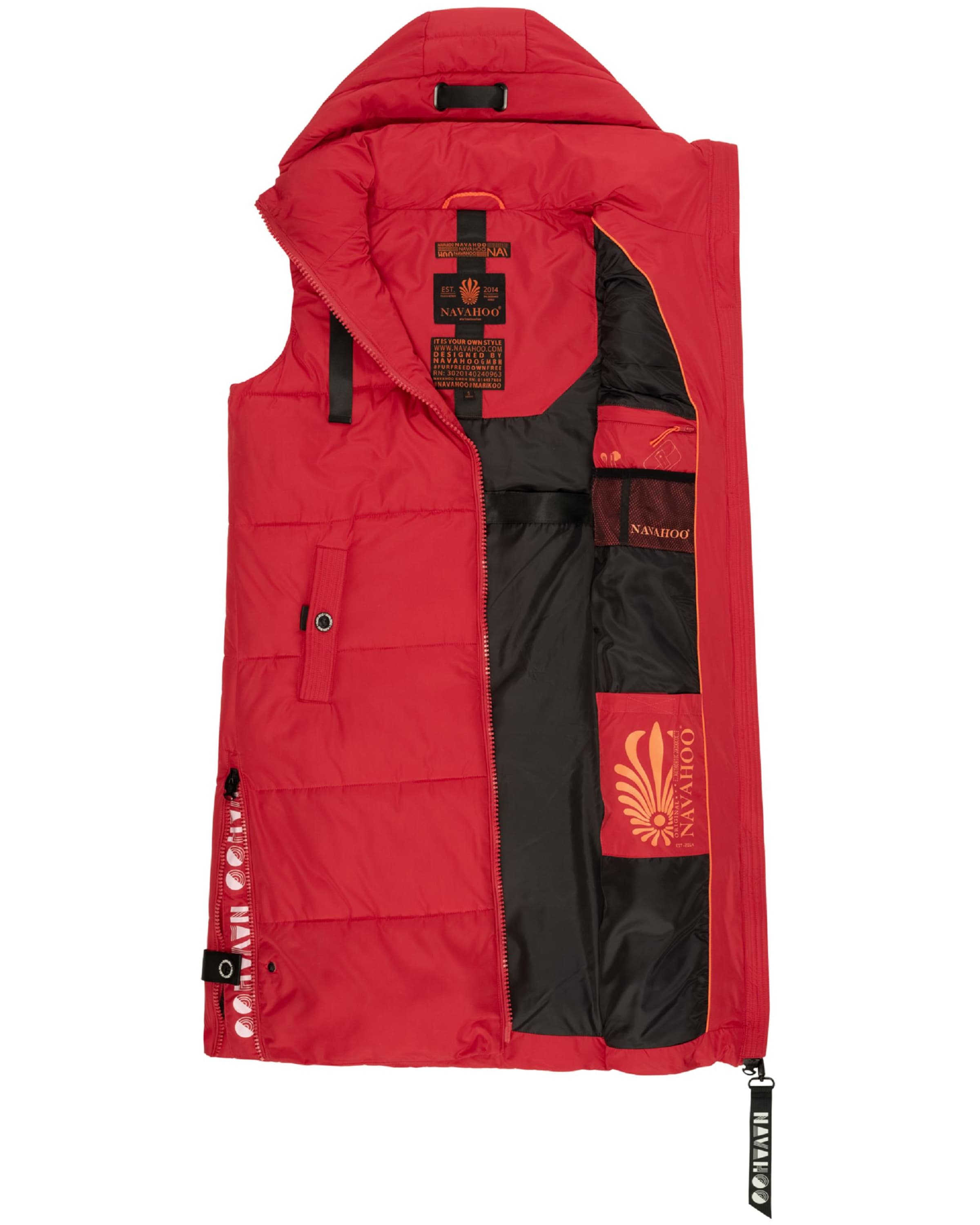Gilet 'Schnuffelchen' NAVAHOO en rouge