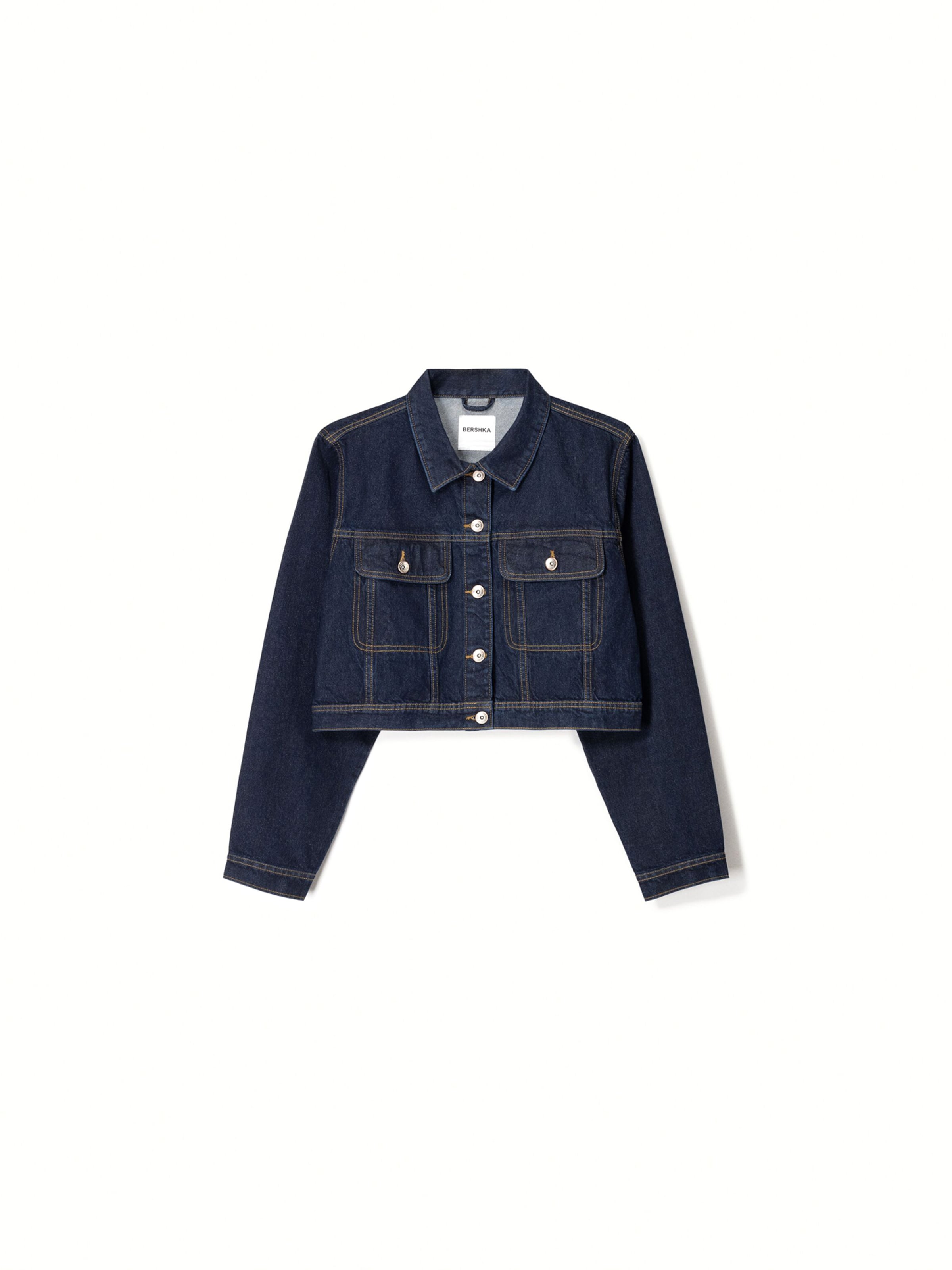 Bershka Přechodná bunda - námořnická modř, Produkt