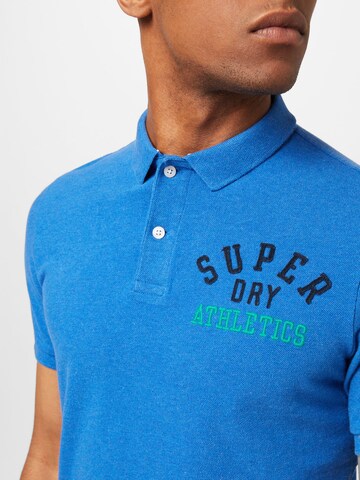 Superdry Тениска в синьо