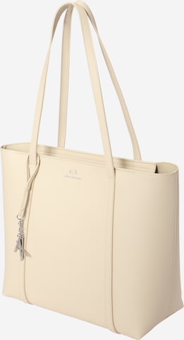 ARMANI EXCHANGE Shopper i beige