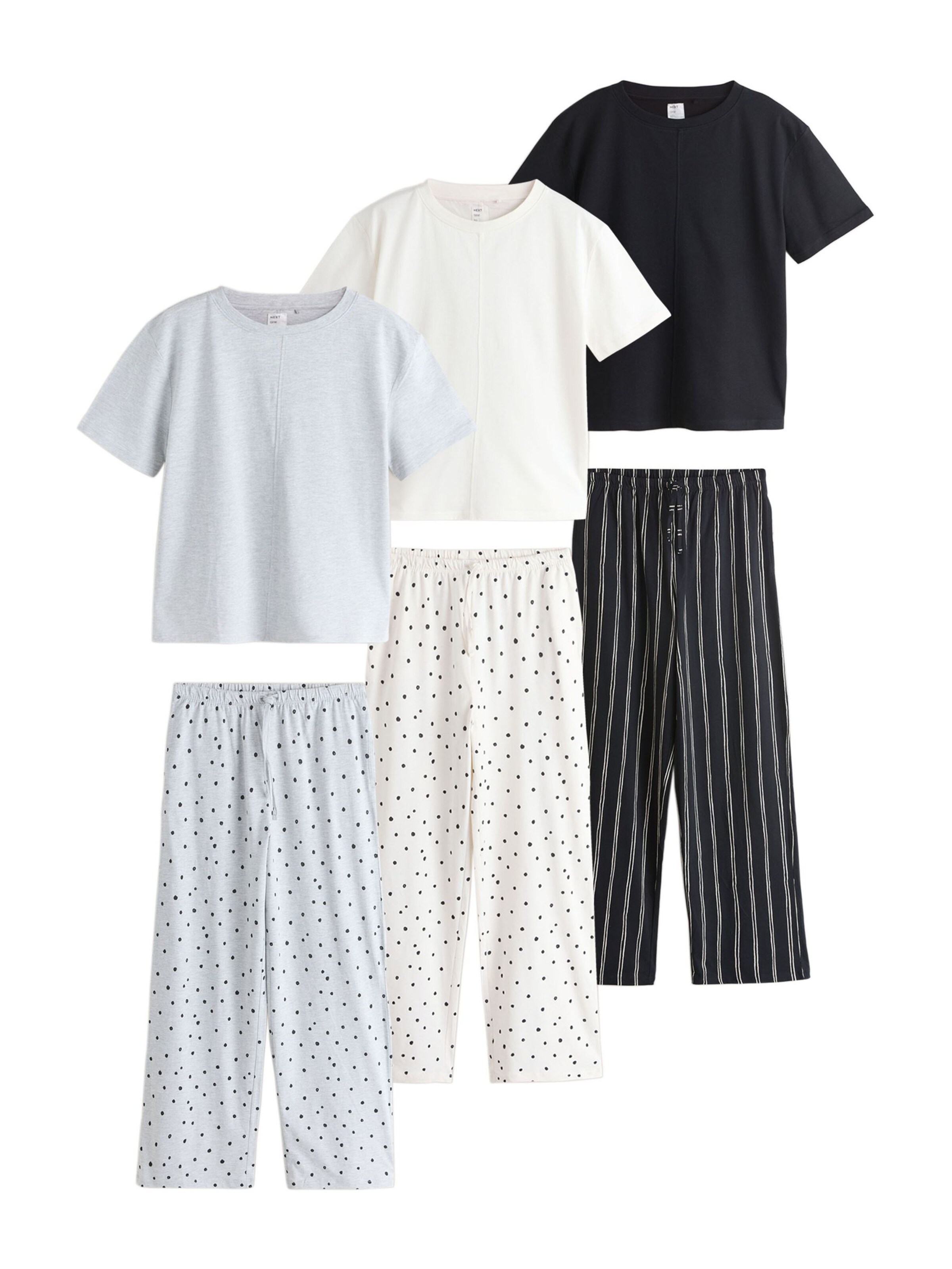 Next Pyjama in Grau: Vorderseite