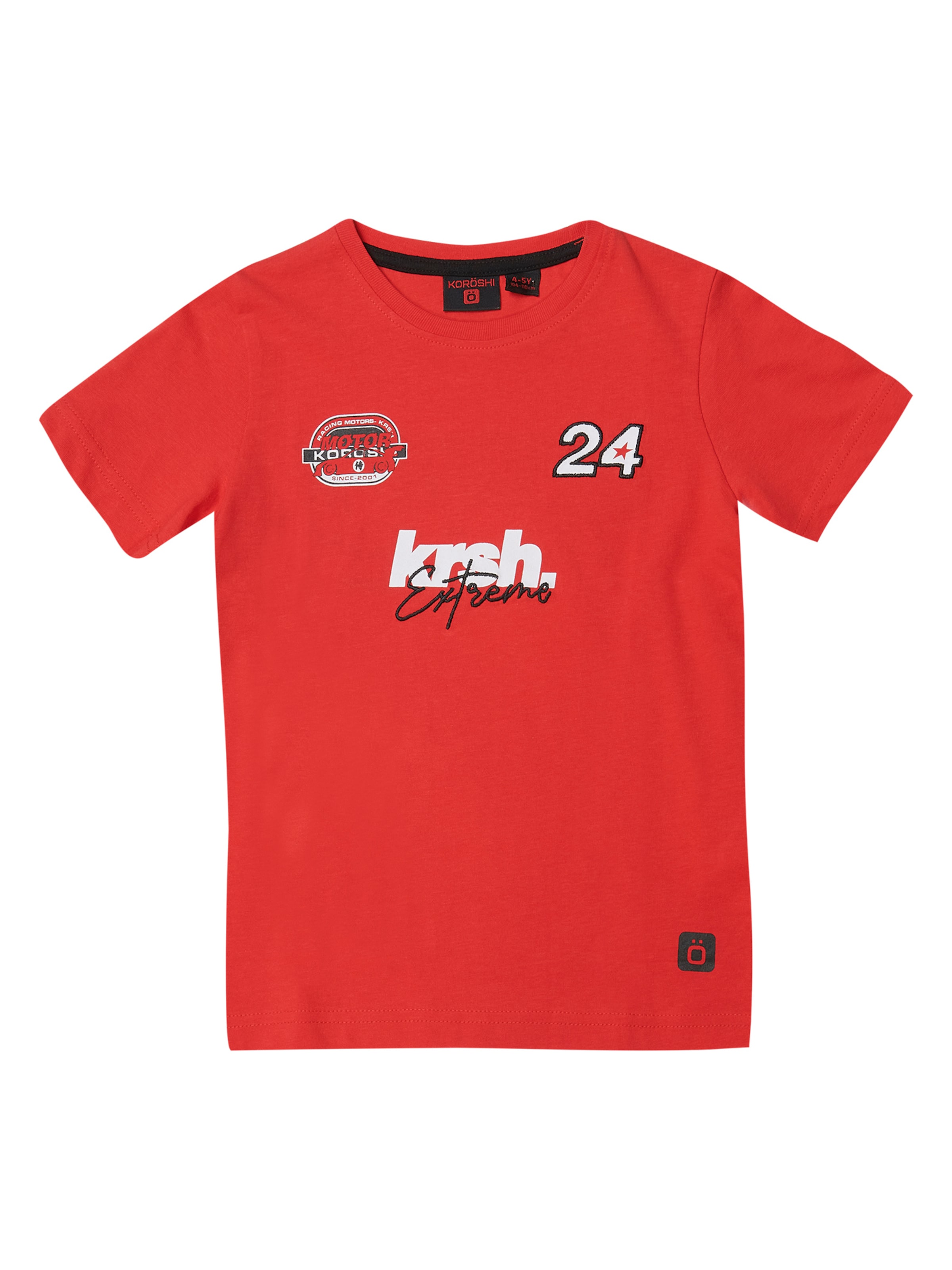 KOROSHI T-Shirt in Rot: Vorderseite