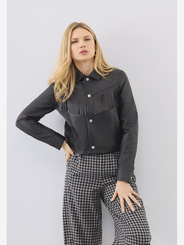 Veste mi-saison ' Ginny Fringe ' Bolongaro Trevor en noir