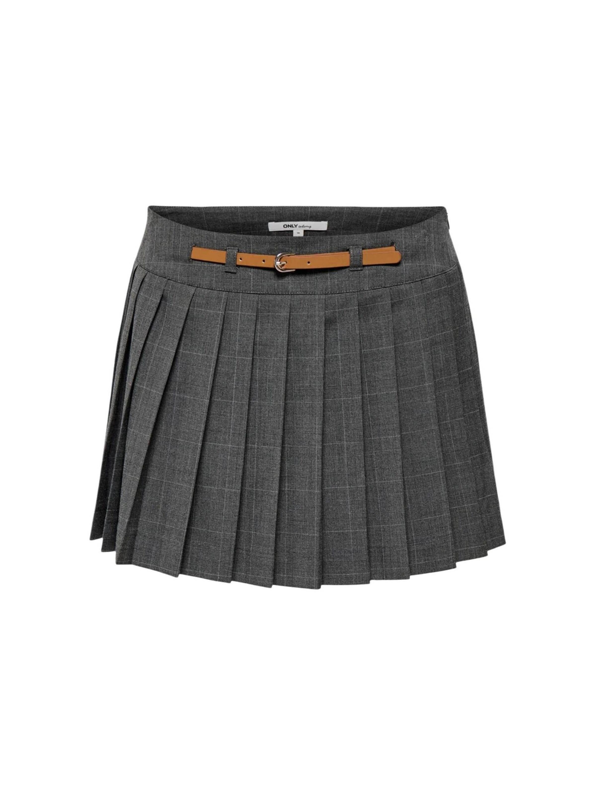 Gonna 'ONLENIA MW PLEAT CHECK SKORT CC TLR 15376505' di ONLY in grigio