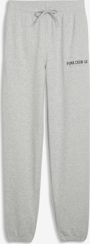 Effilé Pantalon de sport PUMA en gris : devant