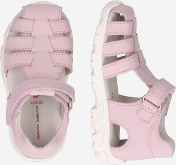 ELEFANTEN Nyitott cipők 'Fisher Fido Giulia' - rózsaszín