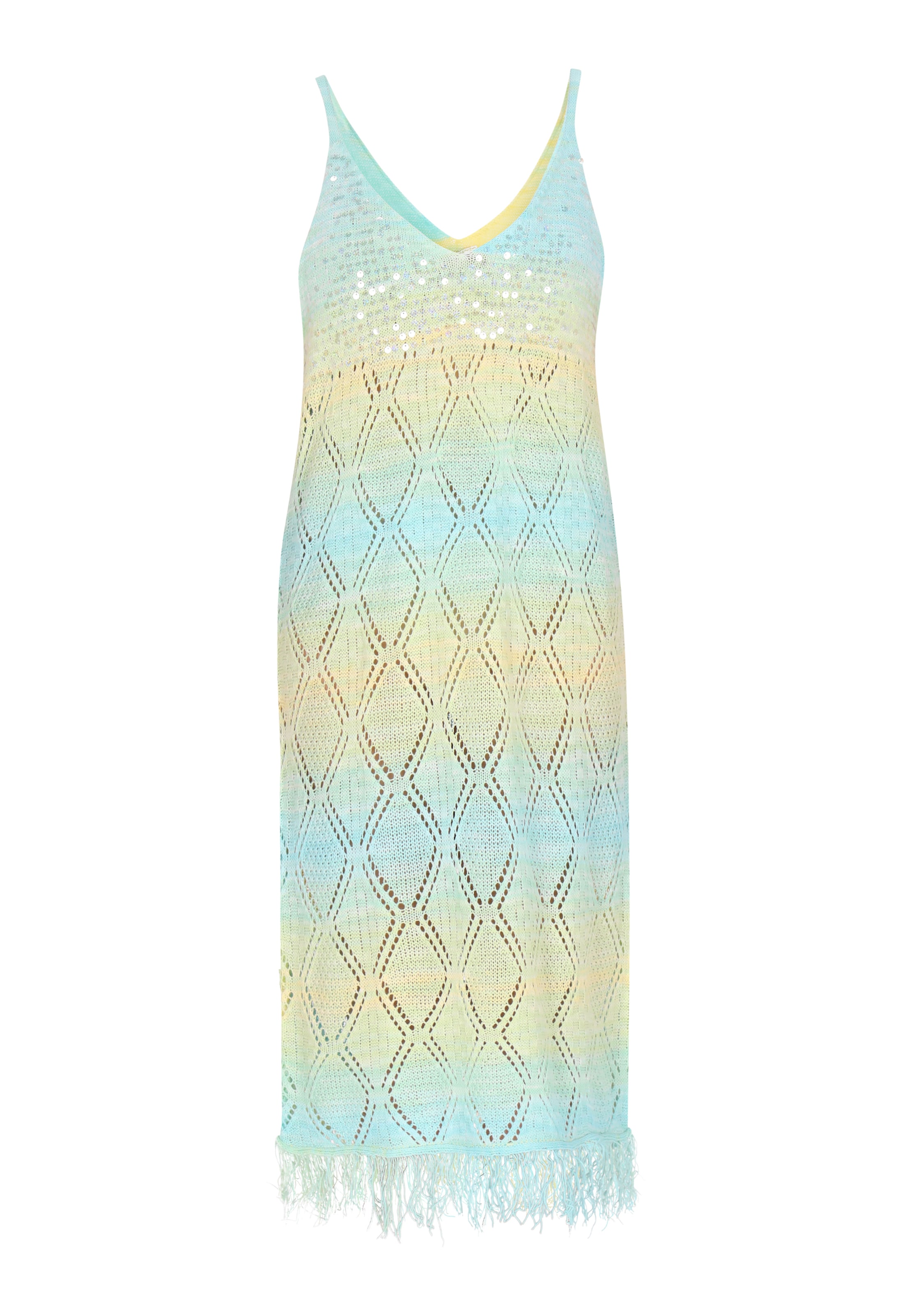 IZIA Плажна рокля в синьо: отпред