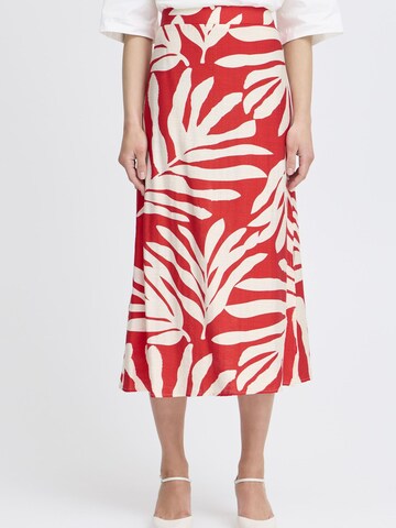 b.young Rok 'BYBXHawaii' in Rood: voorkant