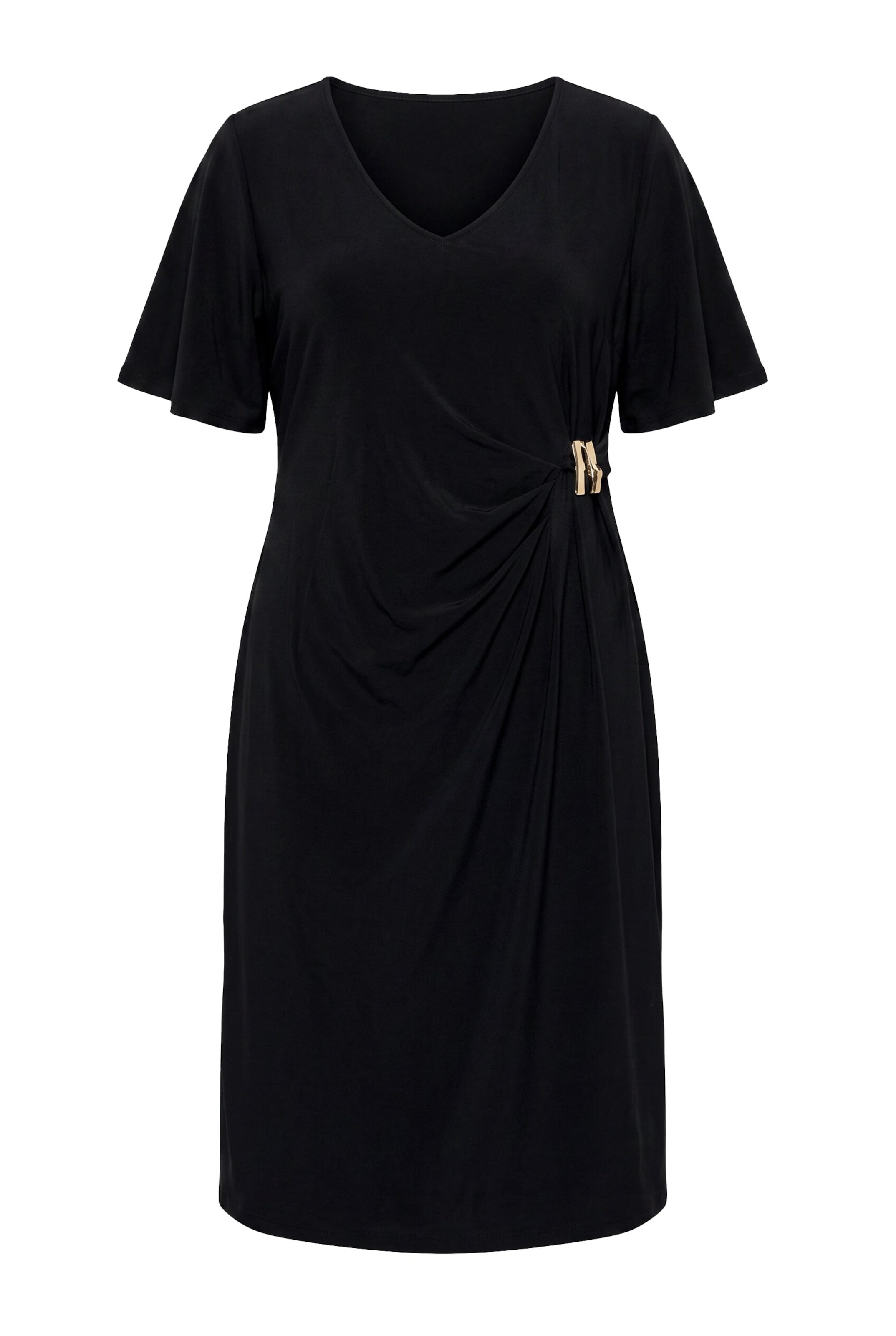 MIAMODA Kleid in Schwarz: Vorderseite