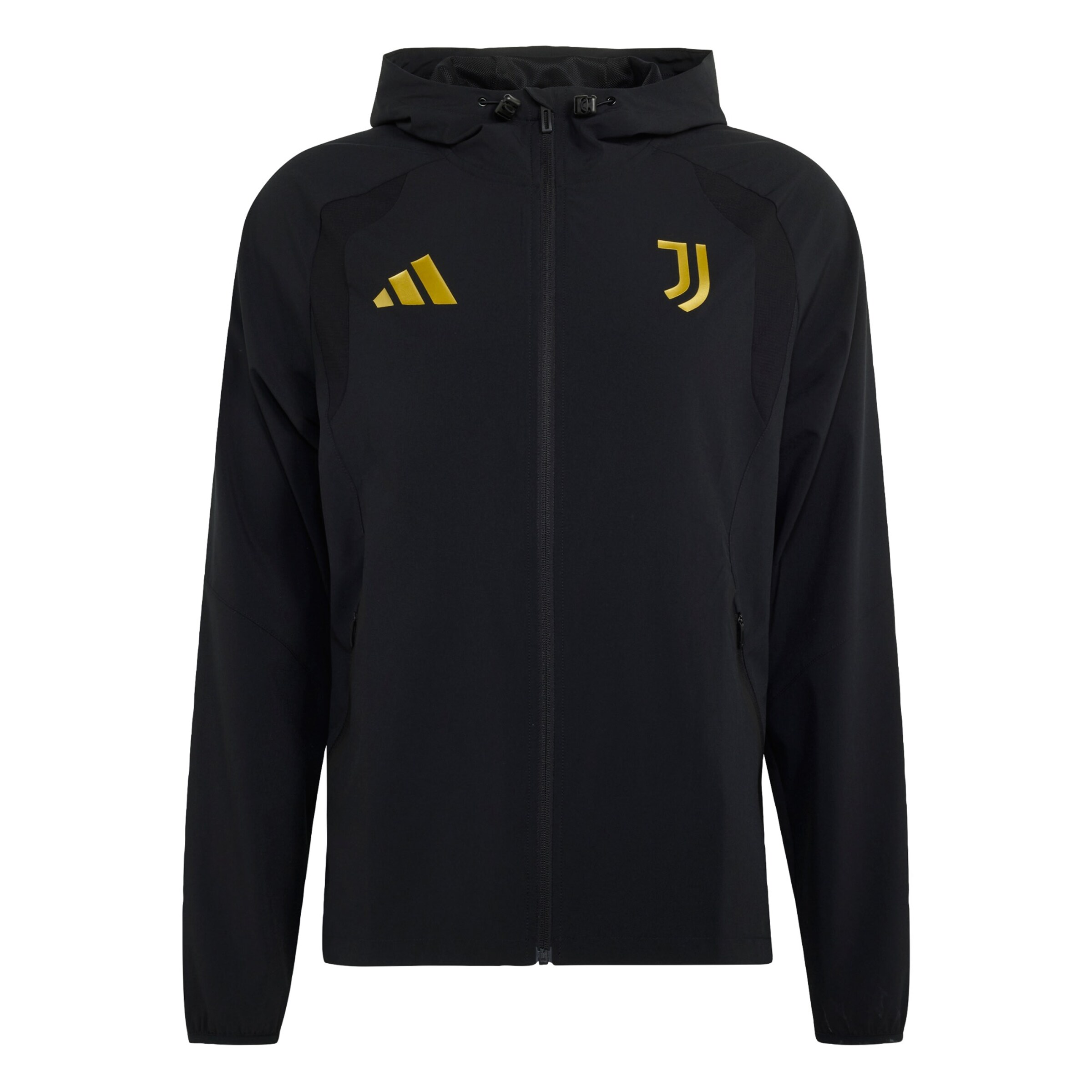 ADIDAS PERFORMANCE Sportjas 'Juventus Turin Tiro' in S in de kleur Honing / Zwart, Productweergave