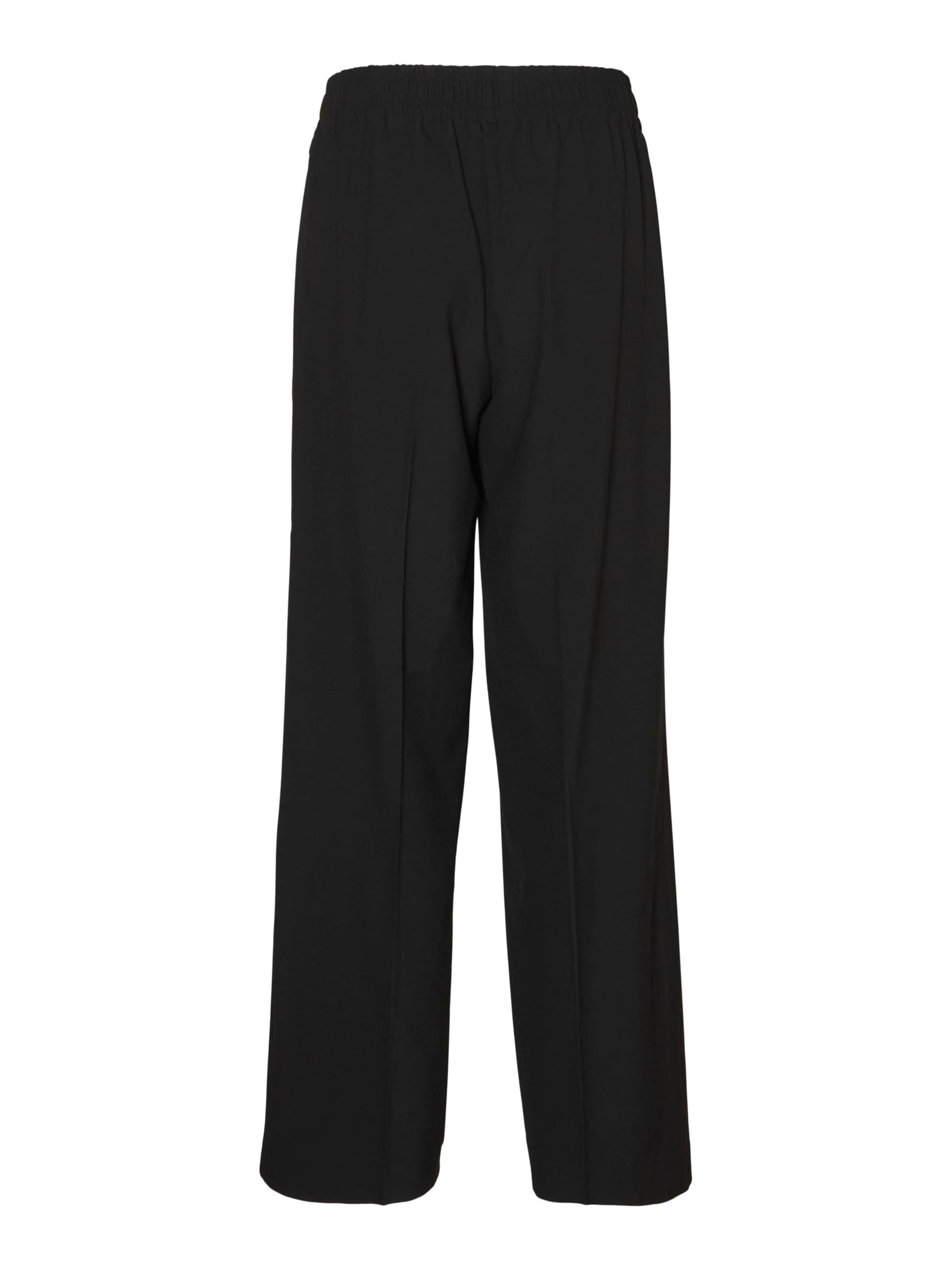 VERO MODA Wide leg Παντελόνι με τσάκιση 'SADIASUI' σε μαύρο