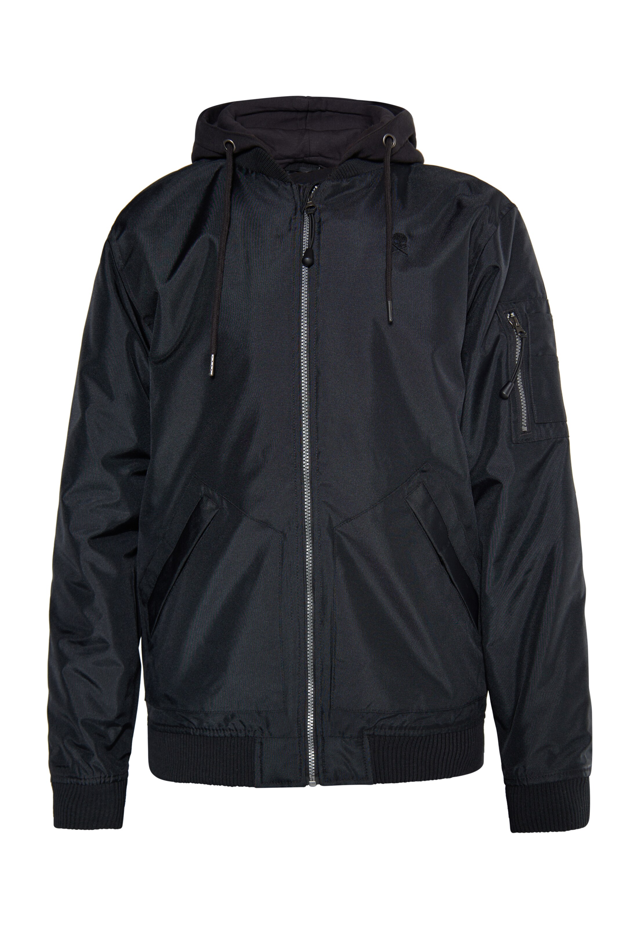 TUFFSKULL Jacke in Schwarz: Vorderseite
