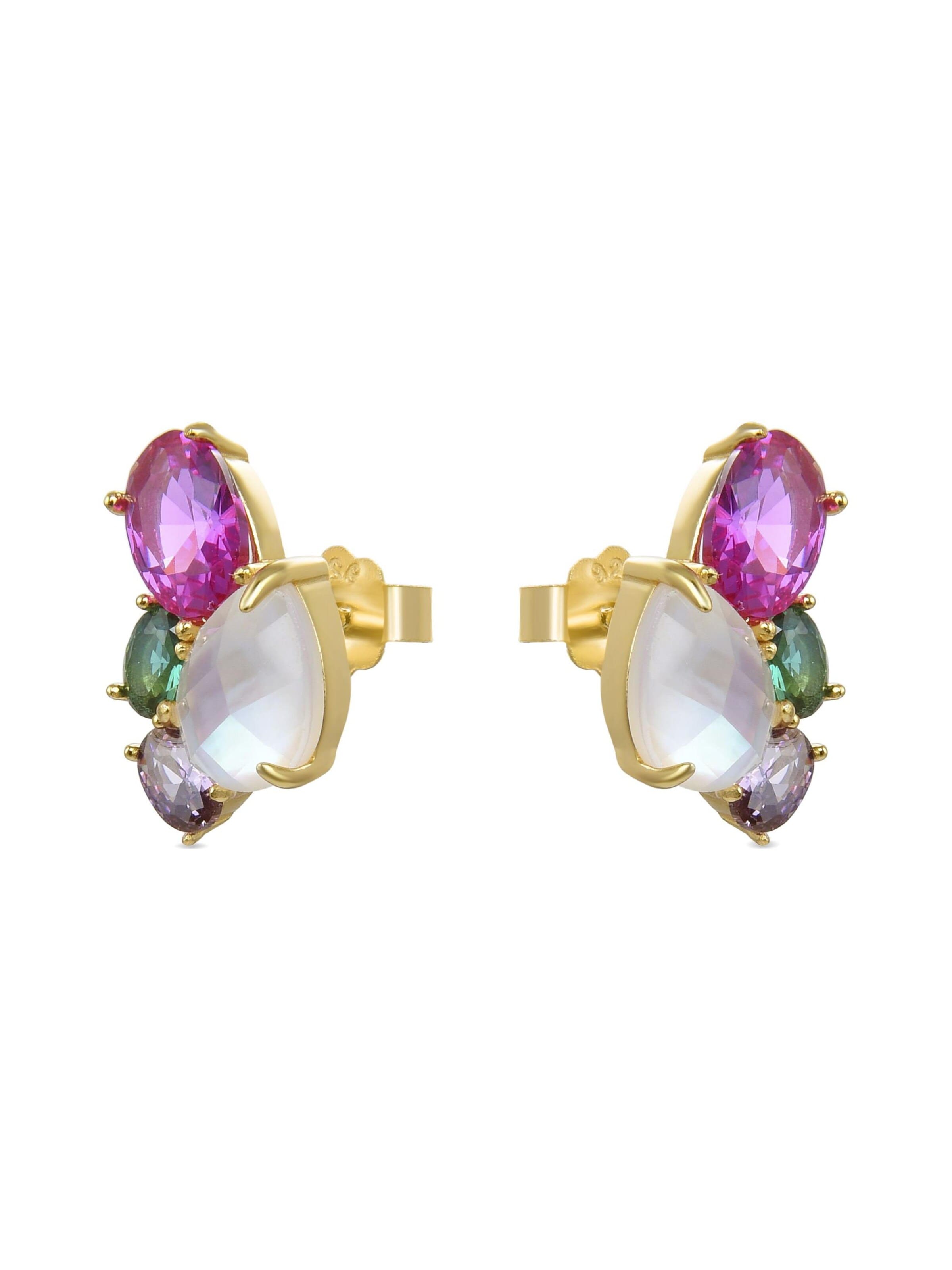 Luxenter - Brincos 'Zafi' em ouro: frente