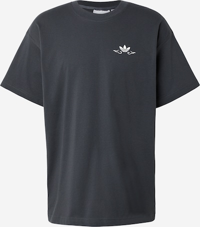 Marškinėliai 'FROG' iš ADIDAS ORIGINALS, spalva – grafito / balta, Prekių apžvalga