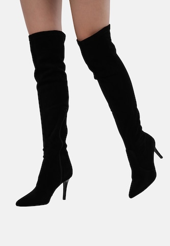 Overknee di Salinyang in nero