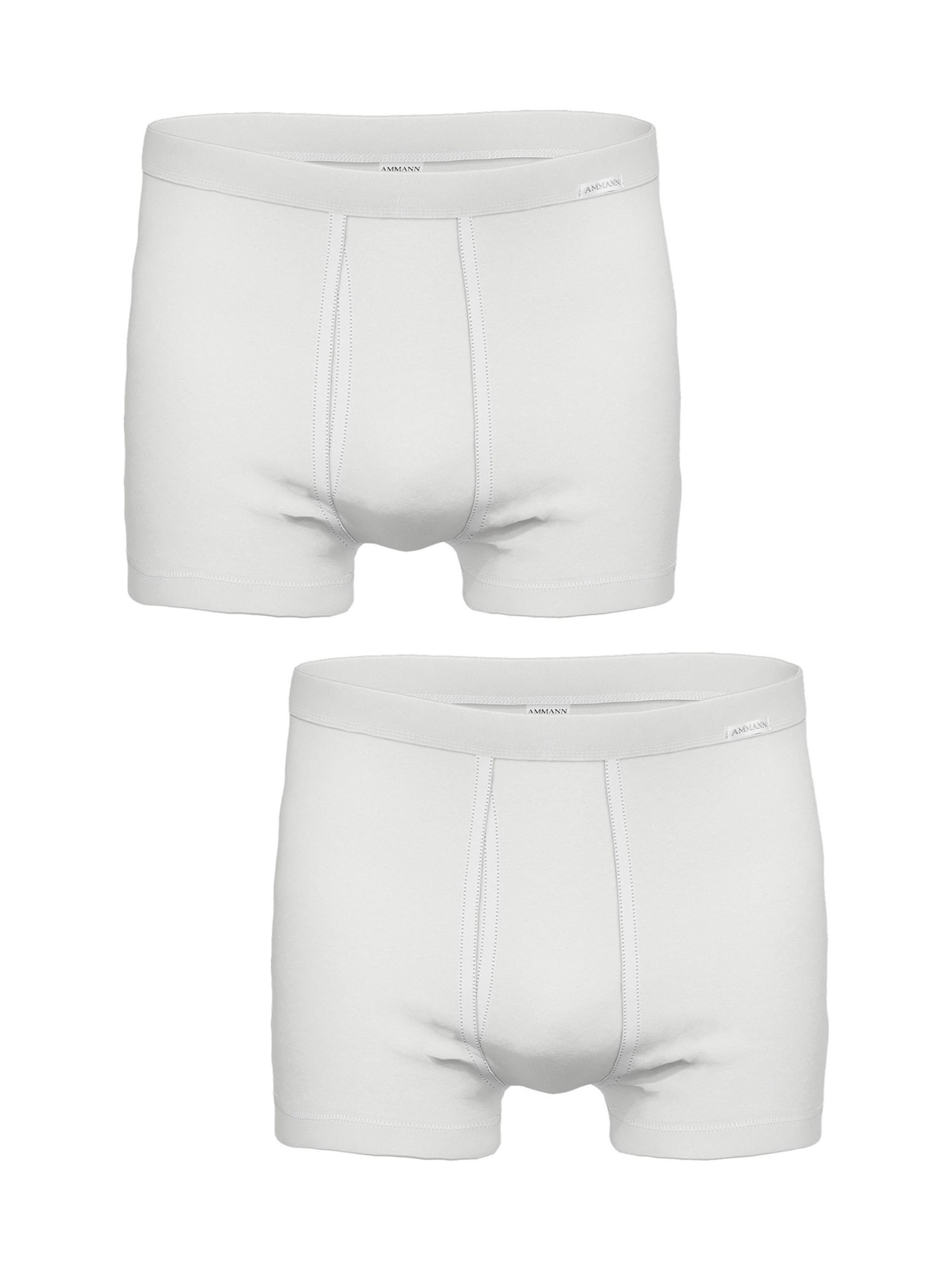 Boxers ' Premium Feinripp ' Ammann en blanc : devant