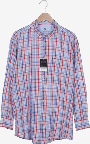 FYNCH-HATTON Button Up Shirt in XXXL in Blue: front