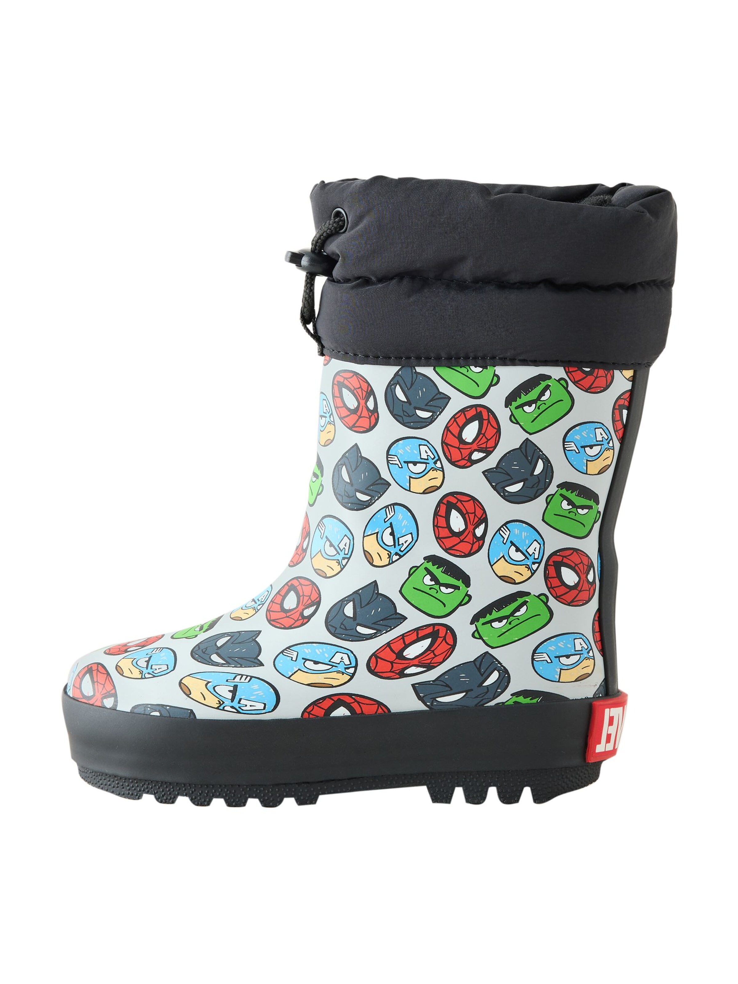 Bottes en caoutchouc 'Marvel' Next en gris : devant
