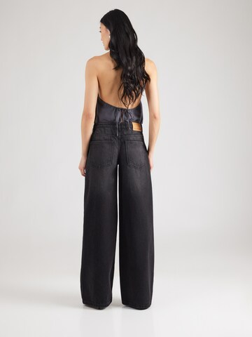 BALMOHK Wide Leg Jeans 'RITA' in Schwarz