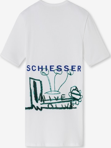 SCHIESSER Shirt 'Friedrich' in Weiß