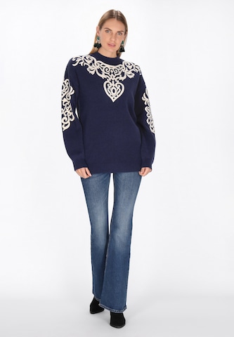 usha FESTIVAL - Jersey en azul