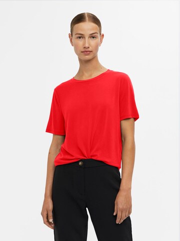OBJECT T-Shirt 'OBJAnnie' in Rot: Vorderseite
