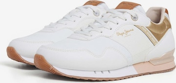 Pepe Jeans - Sapatilhas baixas em branco: frente