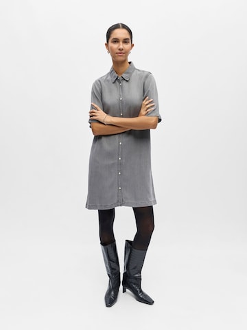 OBJECT - Vestido camisero 'OBJFRAME' en gris