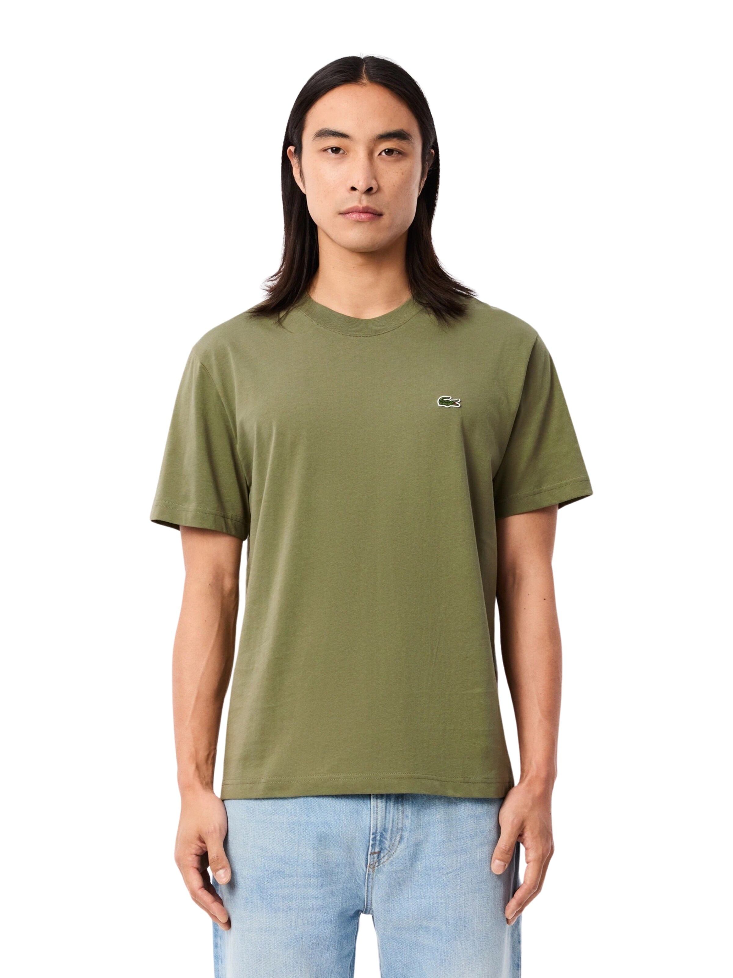 Maglietta di LACOSTE in verde: frontale