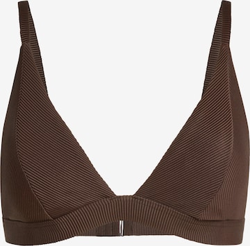 ADIDAS SPORTSWEAR Sportbikinitop 'Iconisea' in Bruin: voorkant