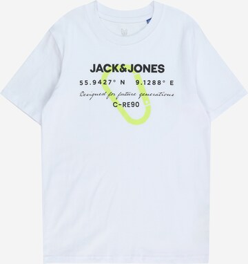 Jack & Jones Junior Majica | bela barva: sprednja stran