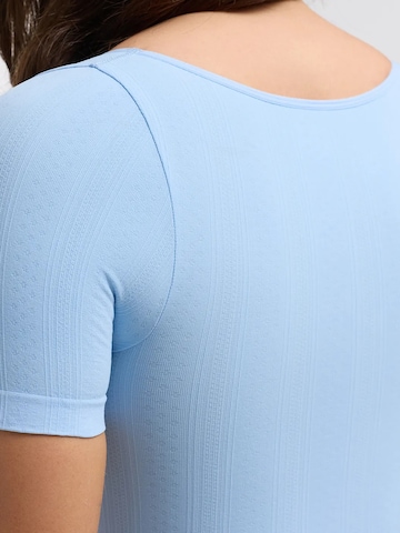 Body modellante 'T-Shirt Bodysuit Sculpting Shapewear with String' di cfab in blu