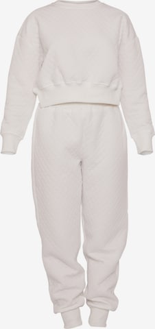 Chi Chi LondonJednodijelna pidžama - bijela boja: prednji dio