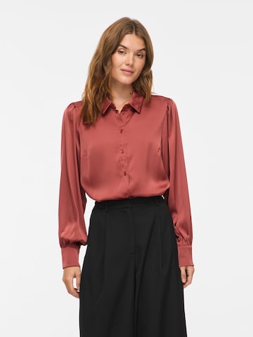 VILA Blouse 'VIEnna' in Bruin: voorkant