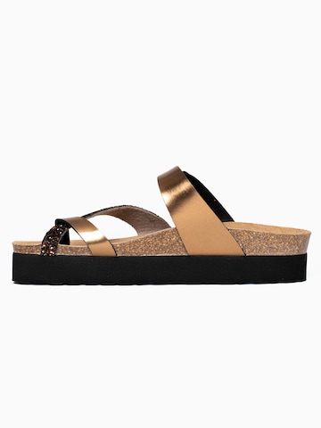 Bayton Teenslipper 'Andromac' in Bruin