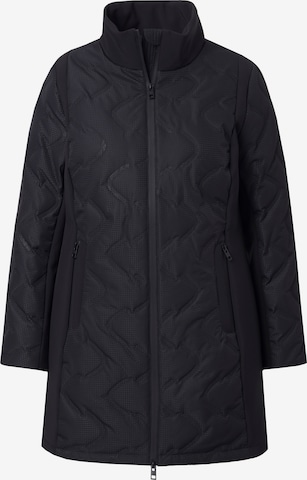 Ulla Popken Winter Jacket in Black: front