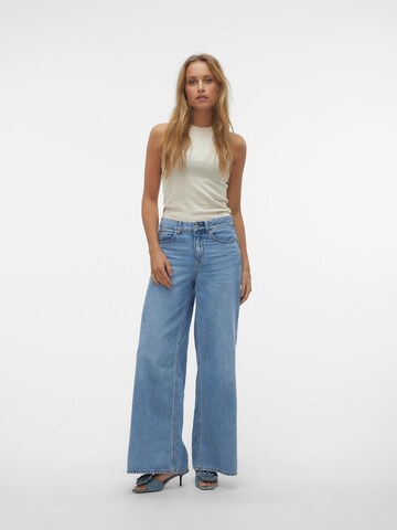 VERO MODA Wide leg Jeans 'Annet' in Blauw