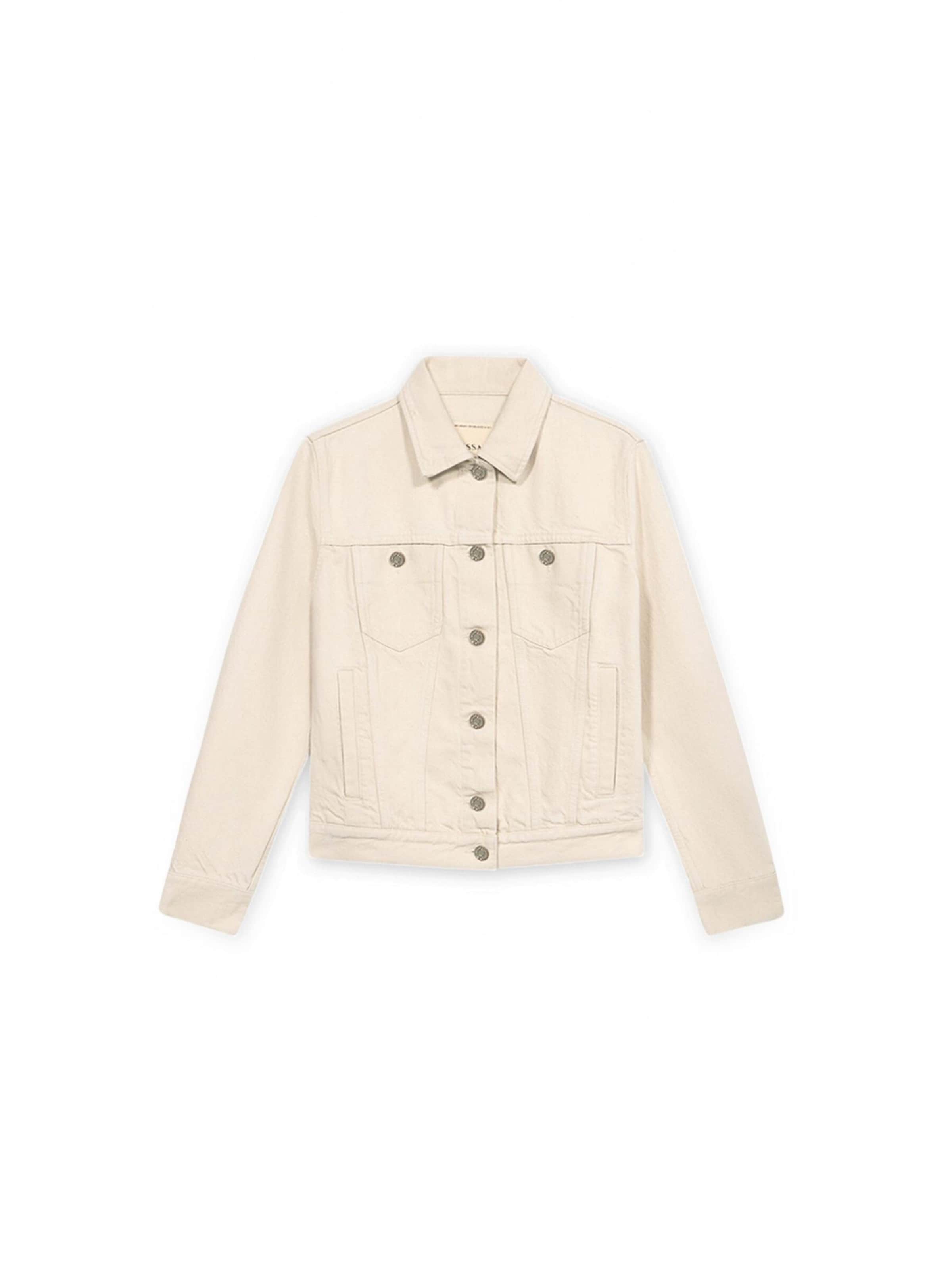 Trussardi Between-Season Jacket in Beige: front